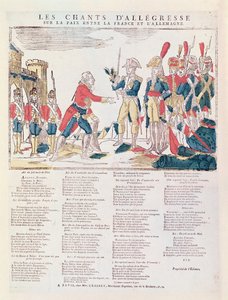 フランスとドイツの平和のための歓喜の歌 作： French School